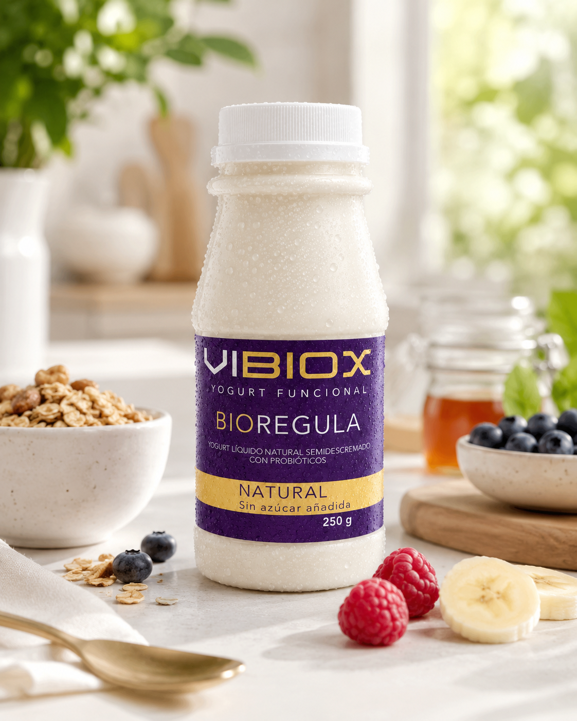 BioRegula Natural 250 g — Yogurt funcional para metabolismo