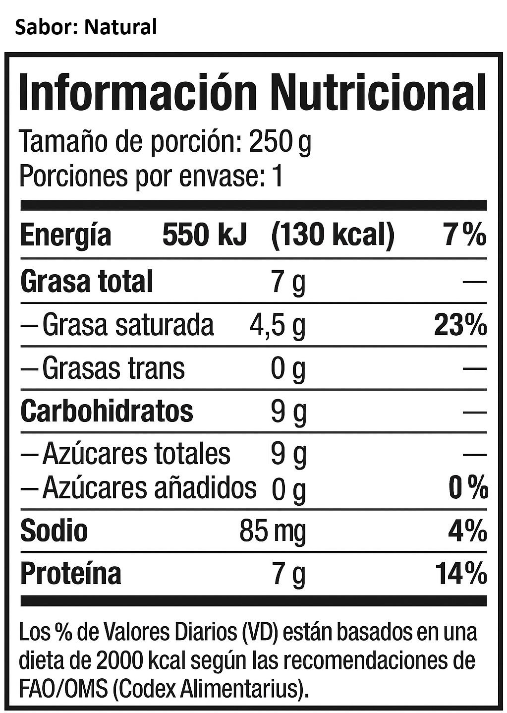 [caja 6 unidades]BioMúsculo™ 250 mL Yogurt Rendimiento Muscular